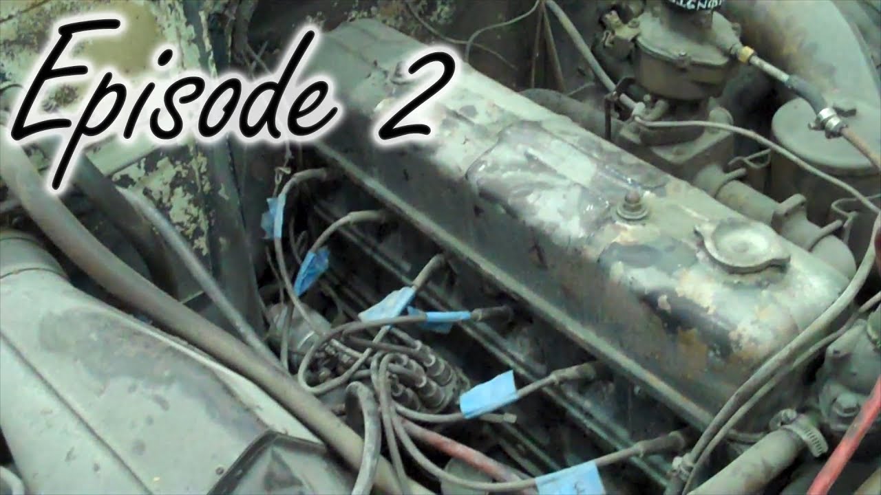 Episode 2 - 1952 Chevy Deluxe (Removing Hood & Engine Evaluation)
