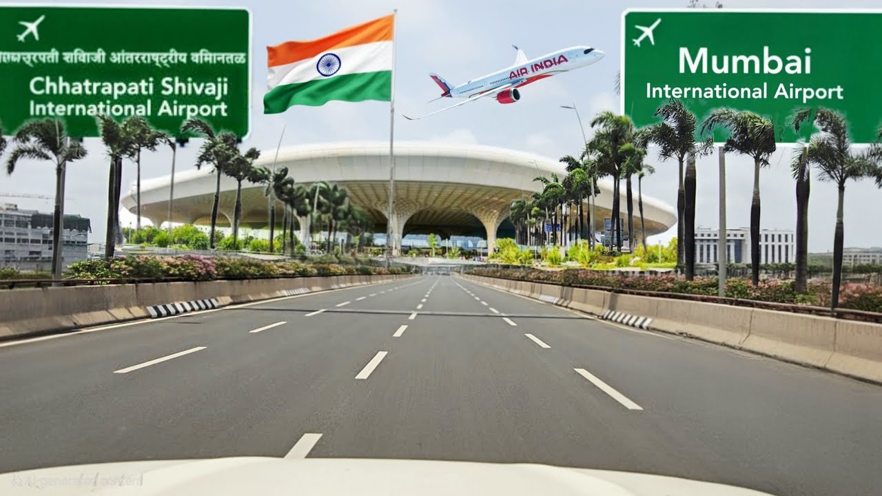 Drive Around Mumbai Airport Terminal 2 | 4K HDR