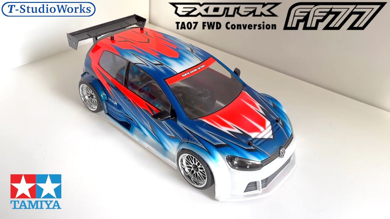 Tamiya FF77 Exotek TA07 FWD Conversion with VW Golf24 Bodyset  |  Build