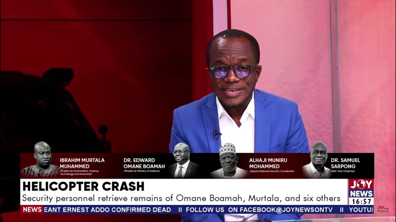 💔💔💔 Security personnel retrieve remains of Dr. Omane Boamah, Ibrahim Murtala Muhammed and six others
