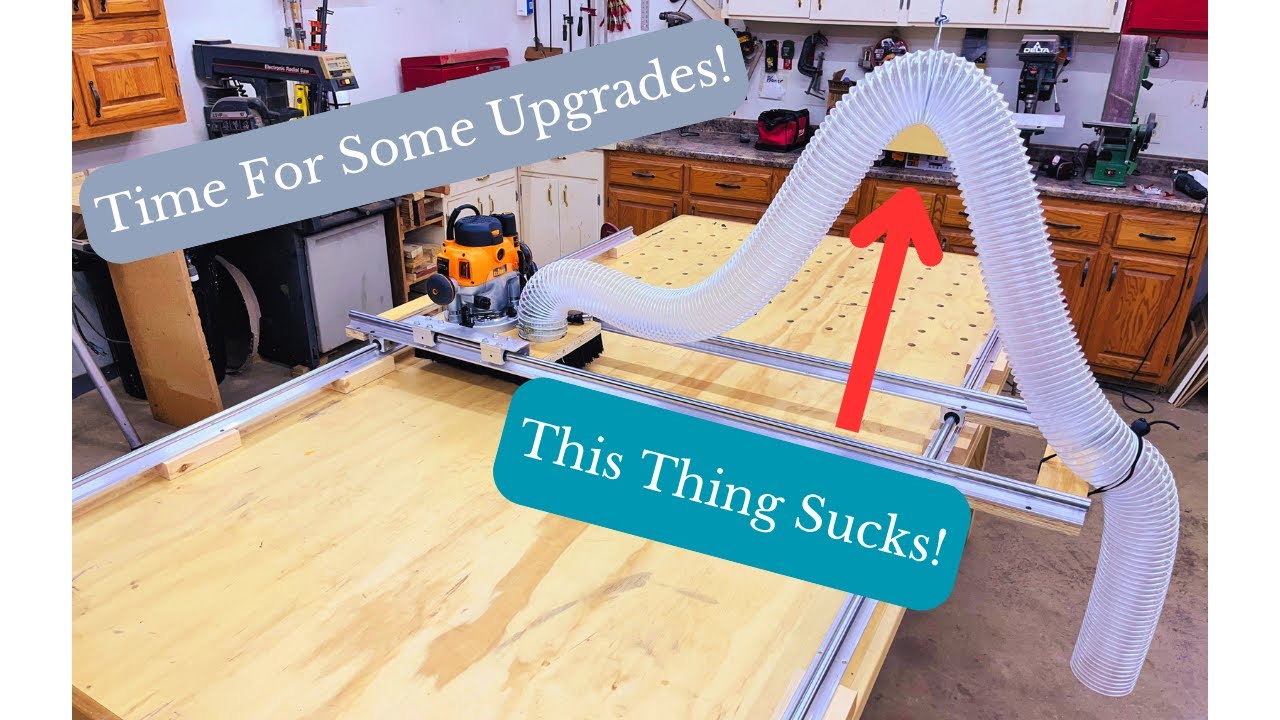 Making The Better Router Sled/Flattening Jig Even Better!  Time For Some Upgrades!