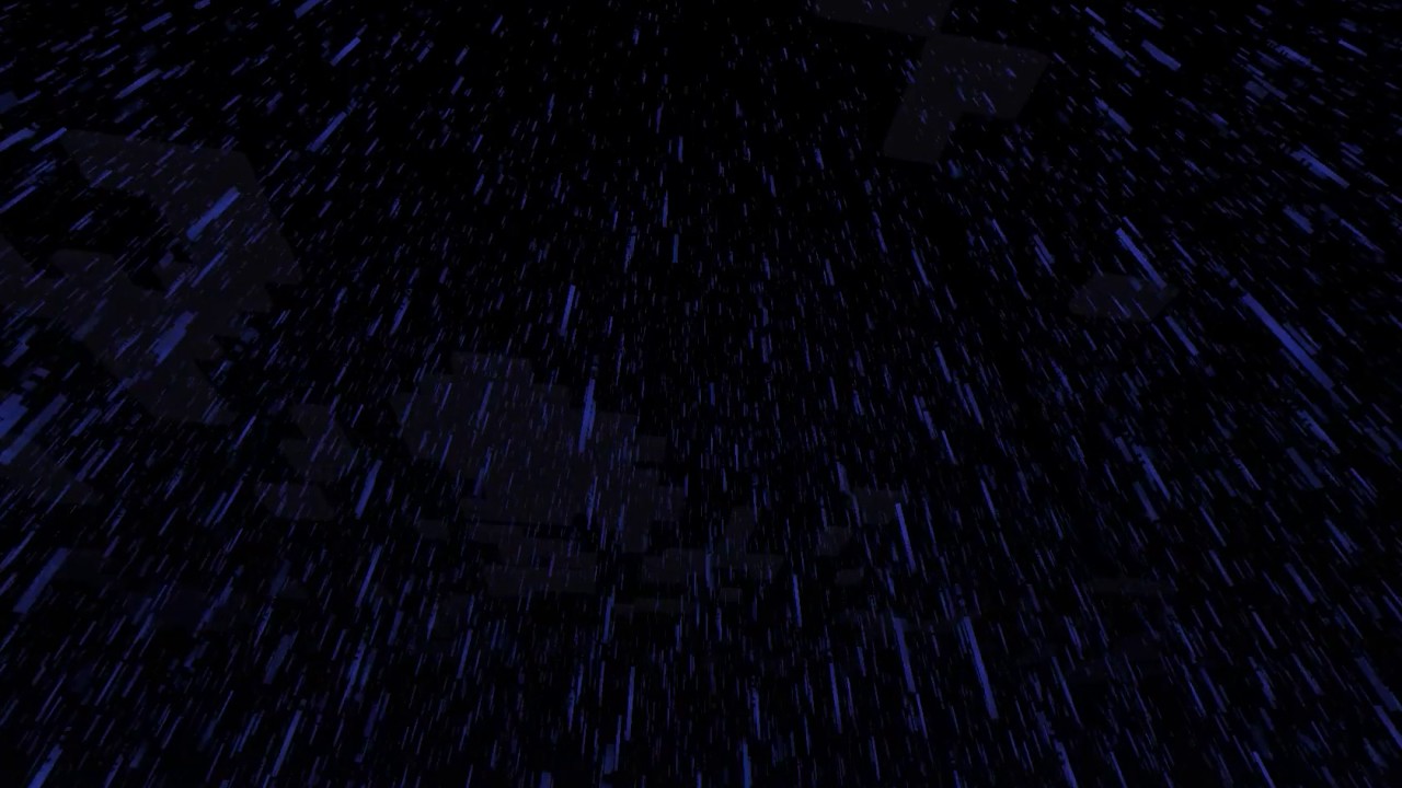 Minecraft Just Rain! 1 HOUR! SLEEP RAIN!
