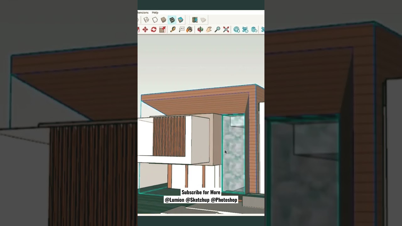 Sketchup + Lumion + Photoshop #luxuryvilla