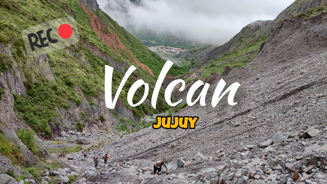 VOLCAN , jujuy (laguna esmeralda y cascada de volcan)