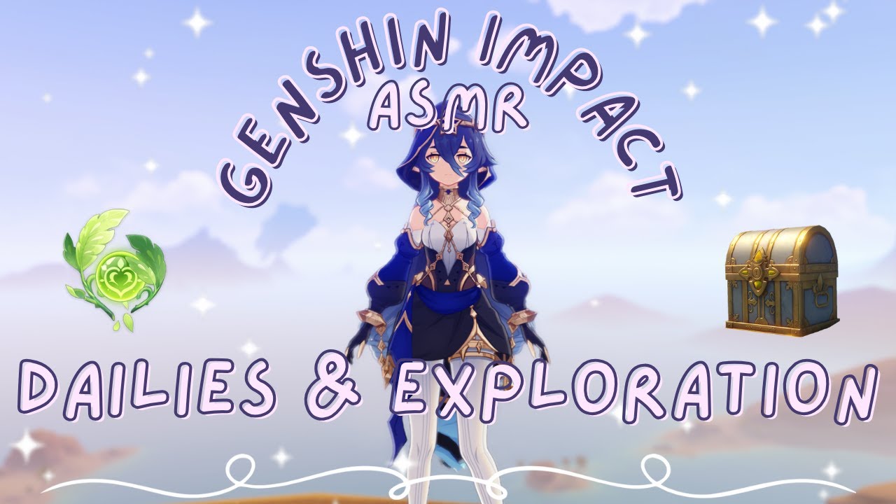 ASMR | dailies & sumeru exploration ˖˚⊹ ꣑ৎ‎ genshin impact
