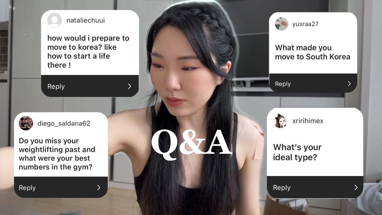 Q&A: why I moved to Korea, body dysmorphia, weightlifting past, going viral