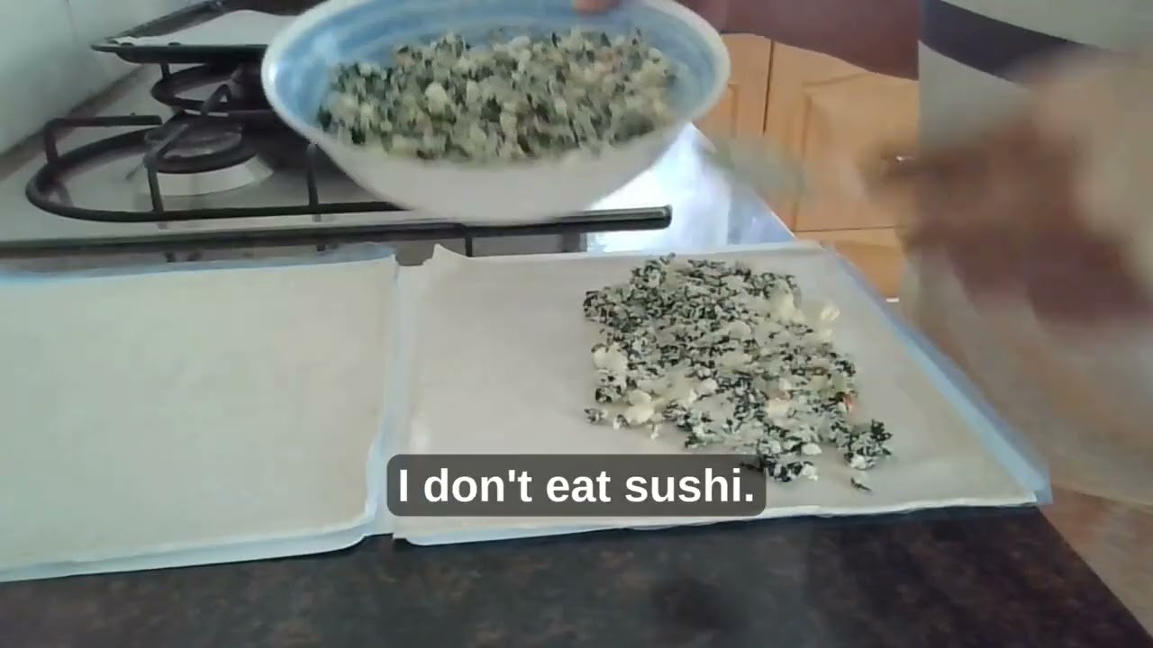spinach and fetta pastry