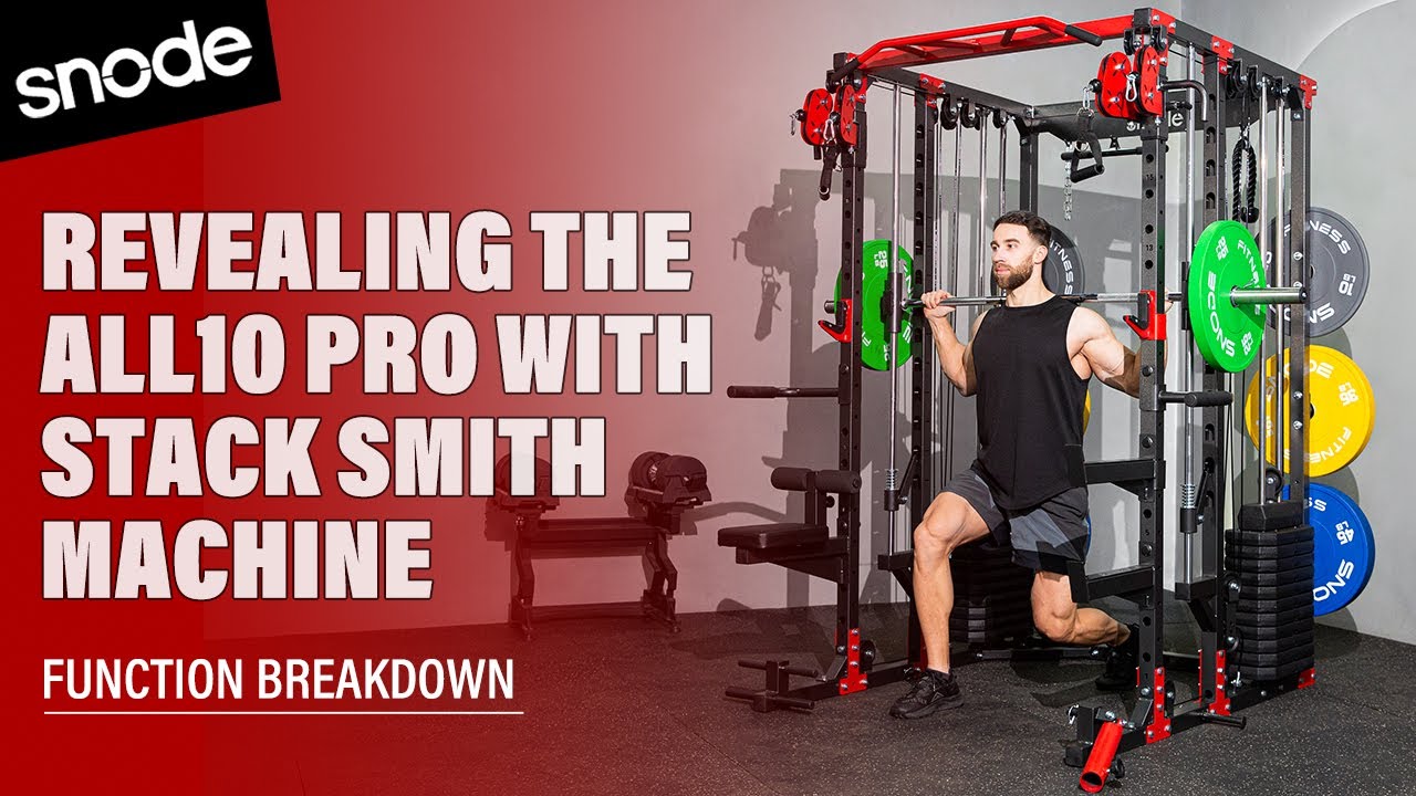 Snode ALL10 Pro with Stacks Smith Machine: EVERY Exercise You Can Do (FULL Function Breakdown)