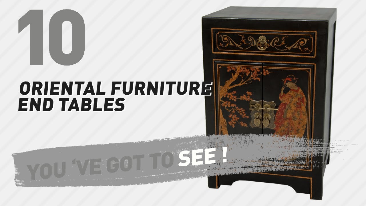 Oriental Furniture End Tables // New & Popular 2017