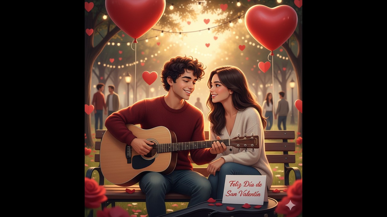 Celebrando 14 de febrero san Valentín sin ensayar