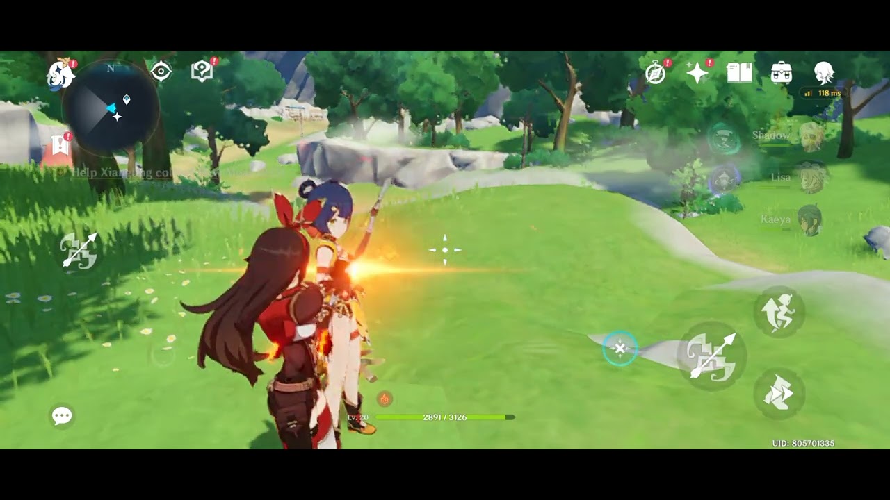 Meet the girl in the forest - Help Xiao Ling to collect raw material - Genshin Impact