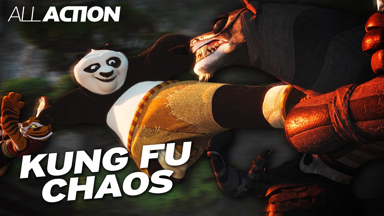 The Most Epic Battles And Cannon Fights In Kung Fu Panda 2 (2011) | All Action