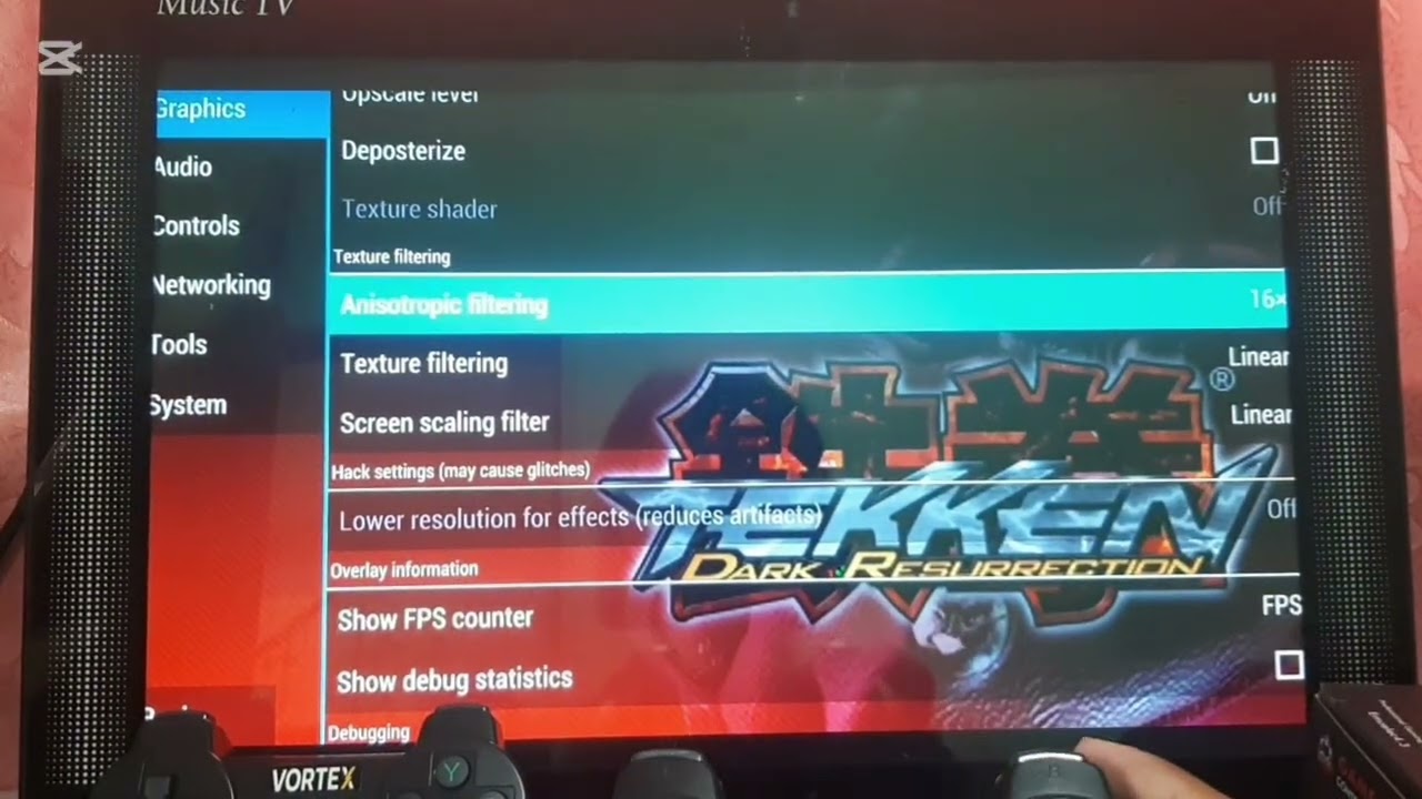 Vortex K8 tekken resurrection Lag Fix
