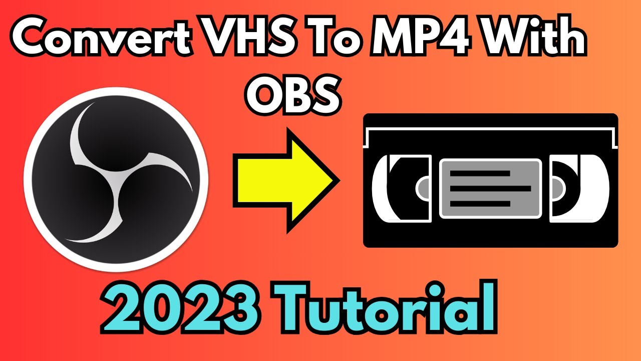 Конвертируйте VHS в MP4 с помощью OBS Studio | Учебное пособие для Mac и Windows 2023-2024