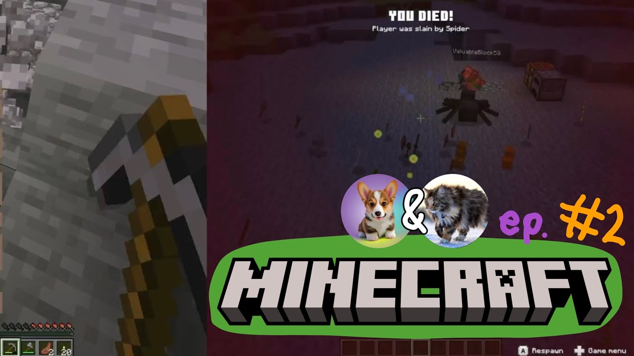 KittyCat Life & kawaii puppy :3 Play Minecraft, Episode 2! 