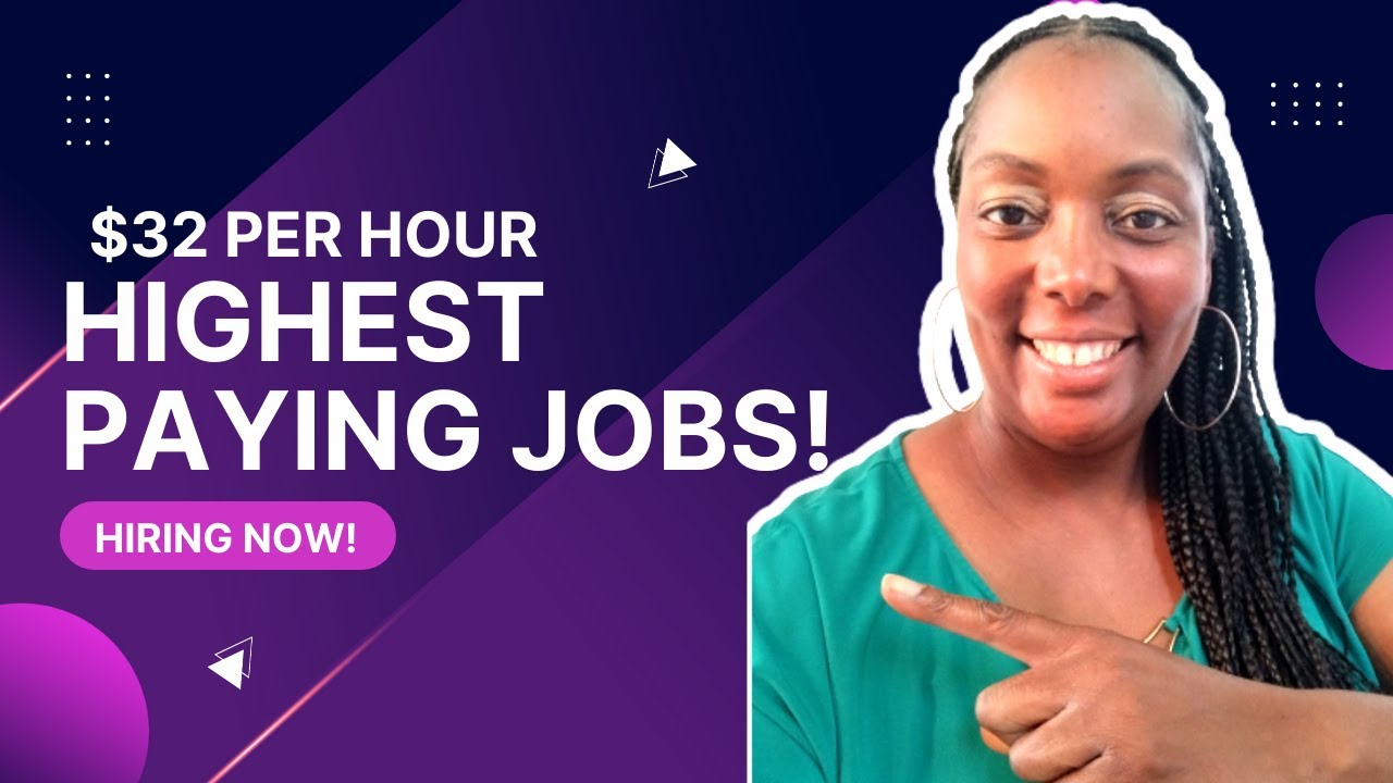 Highest Paying Work At Home Jobs 2022| Non Phone Work At Home Jobs|$15-$32 Per Hour