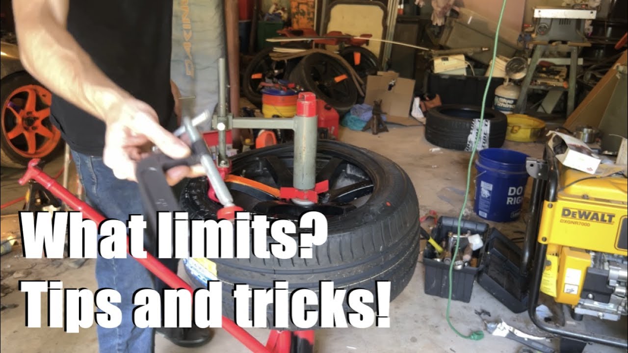 Modified Harbor freight tire changer limitations, getting over them.