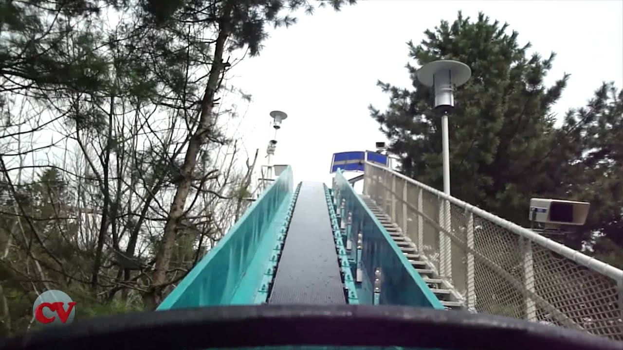 에버랜드 한국 Flume Ride Front Seat HD-POV Everland South Korea