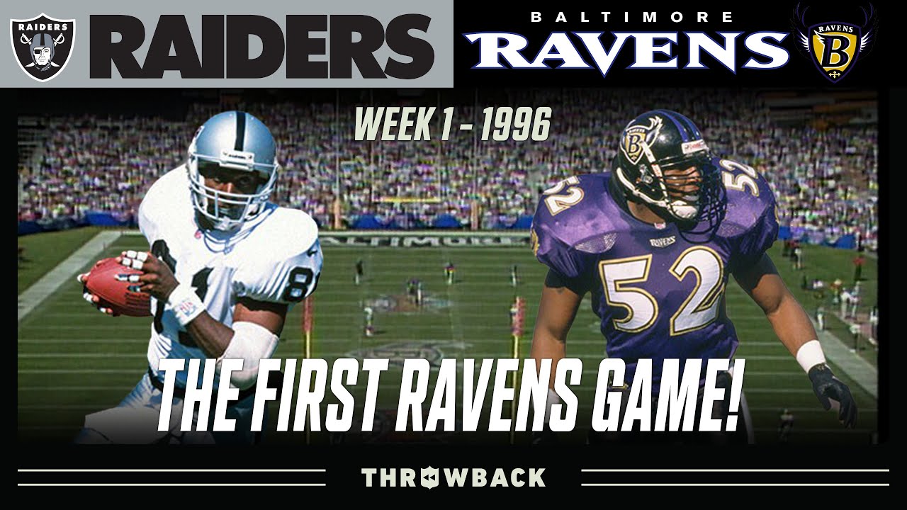 The FIRST Ever Ravens Game! (Raiders vs. Ravens 1996, Week 1)