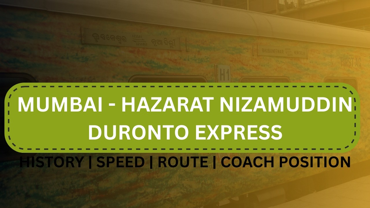 Mumbai–Hazrat Nizamuddin Duronto Express | India’s Fastest AC Duronto Train 🚆