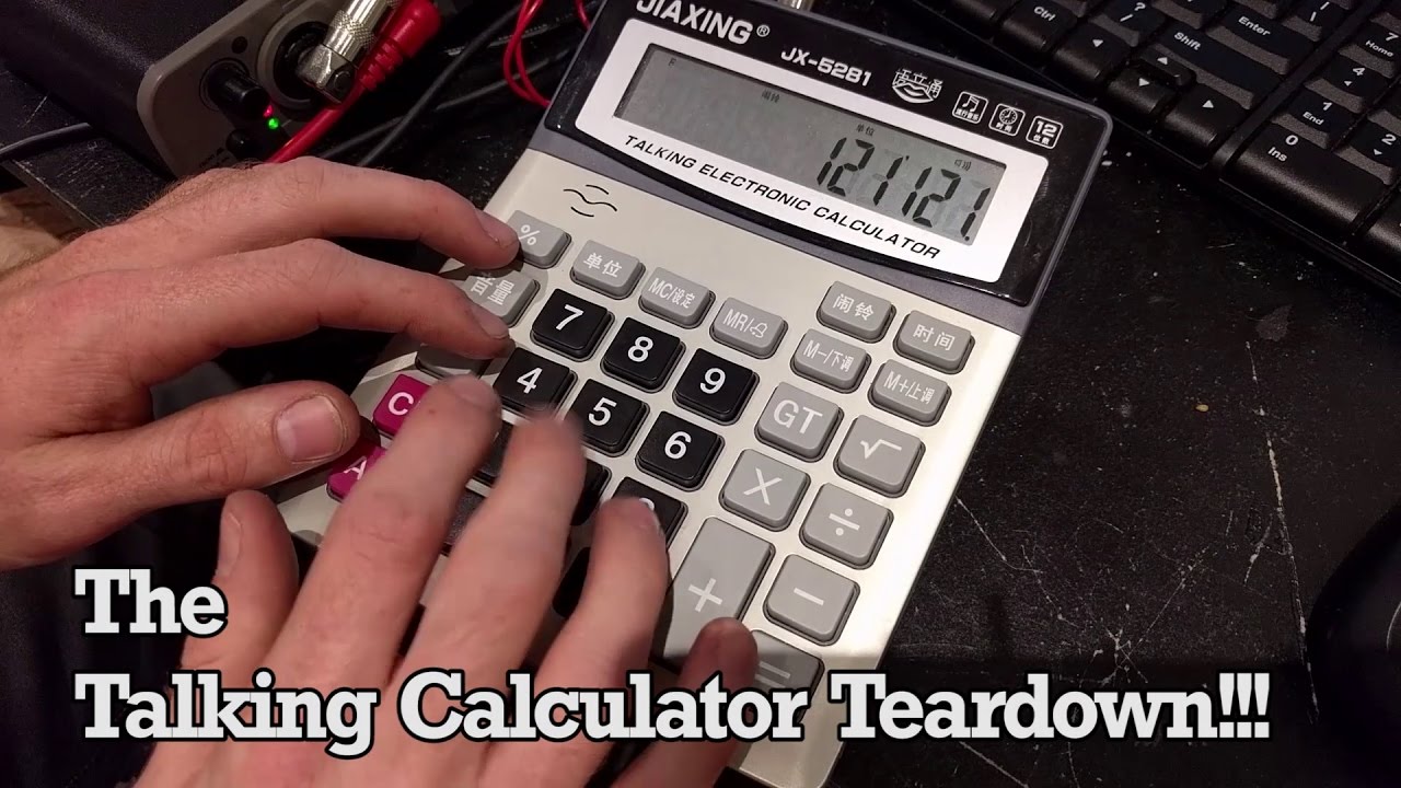 The Talking Calculator Teardown!