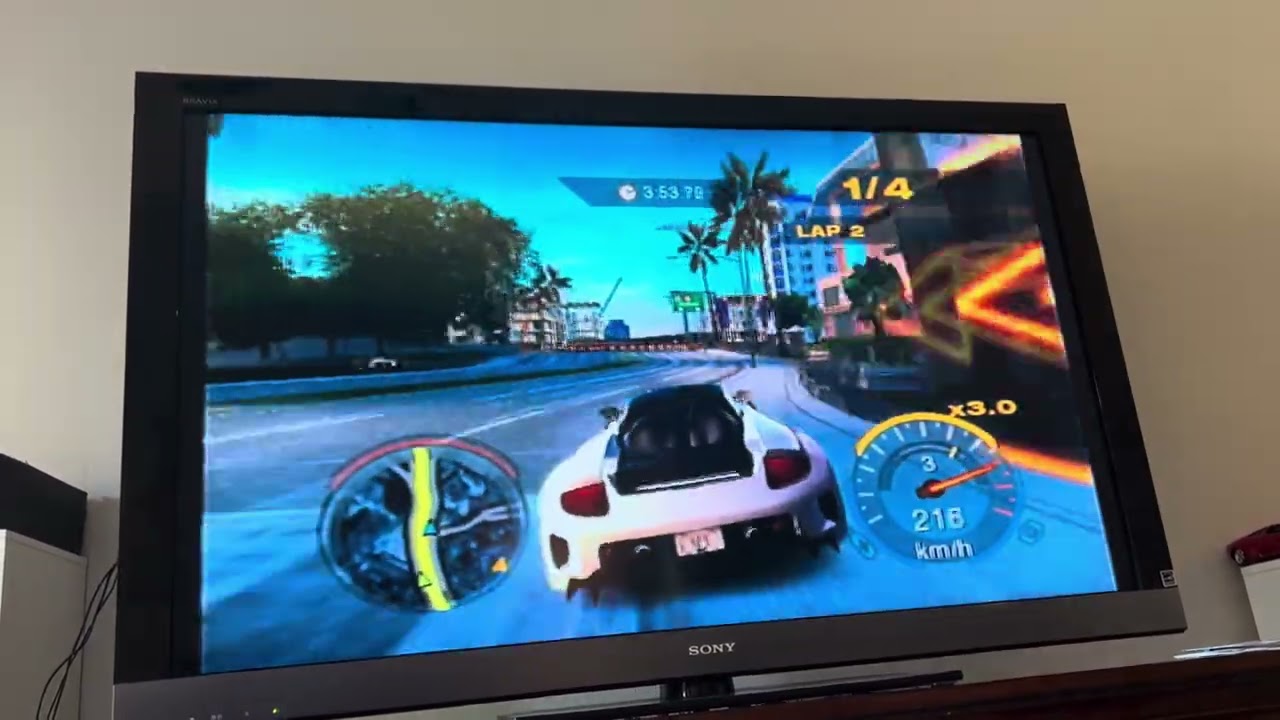 Need For Speed Undercover PS2 Timed Circuit Mega 46,812 Meters 