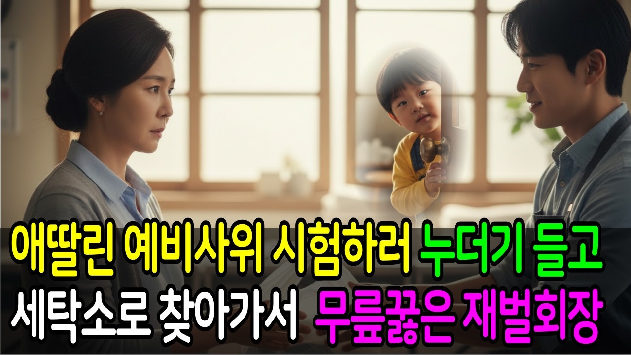 애딸린 미혼부 시험하려 세탁소 가서 전설의 천재를 발견하고 무릎 꿇은 재벌회장ㅣ시니어사연ㅣ오디오북ㅣ감동사연ㅣ노후사연ㅣ사연라디오