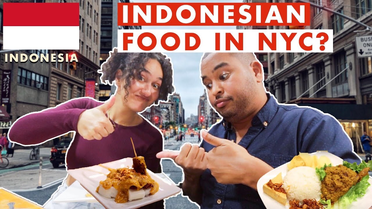 Trying Indonesian Food in NYC - NASI PADANG, SATE PADANG - Sky Cafe Queens NY