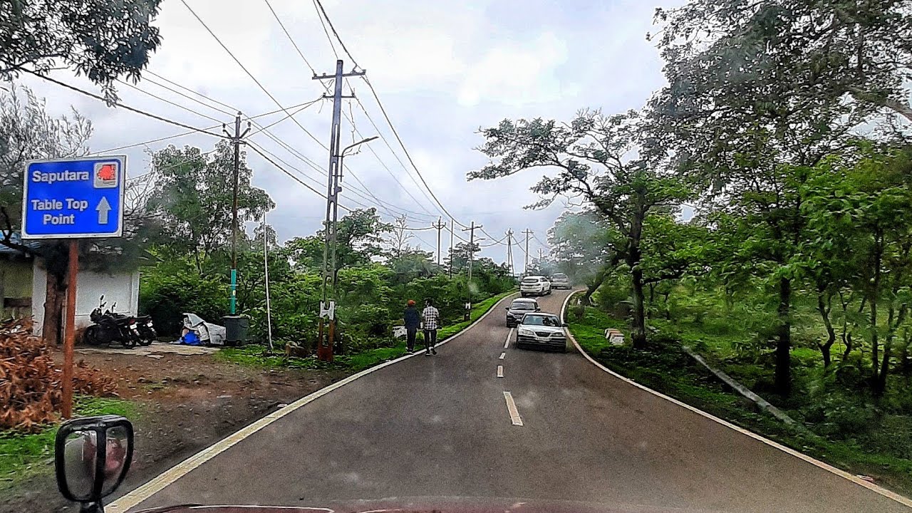 Saputara Sunset Point Road: Saputara Table Point Ghat: सापुतारा सनसेट पॉइंट: सापुतारा टेबल पॉइंट