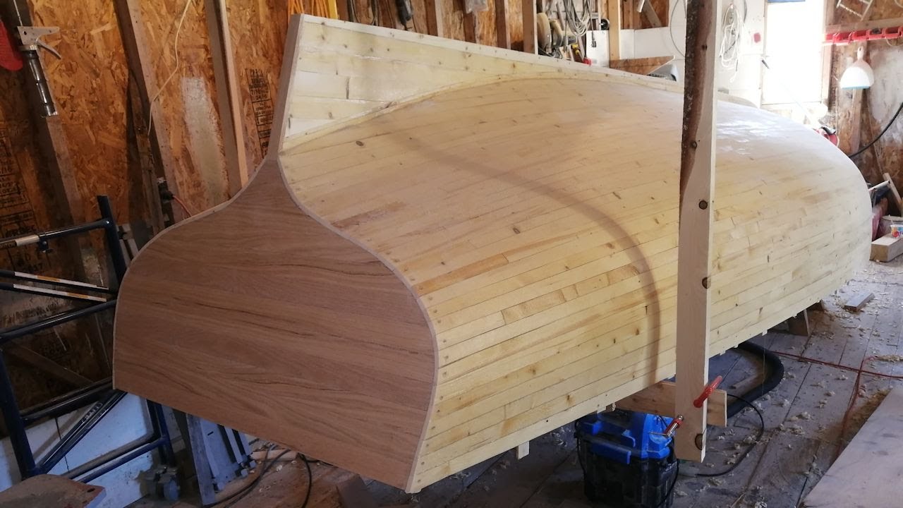 Sanding, transom work and more sanding.