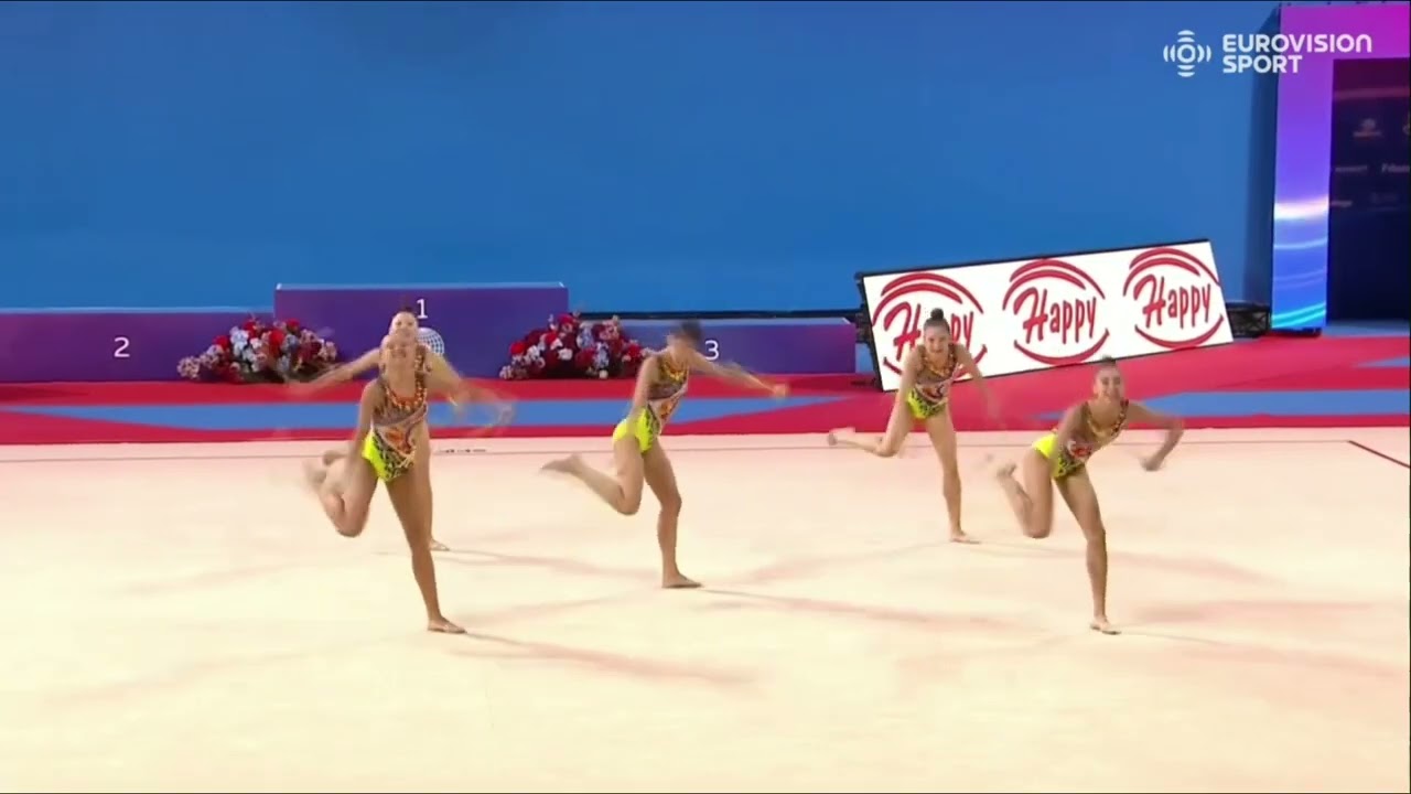 UZBEKISTAN - 22.600 - 5 Clubs (Maças/Mazas ) Final - 3rd FIG RG Junior World Champ.