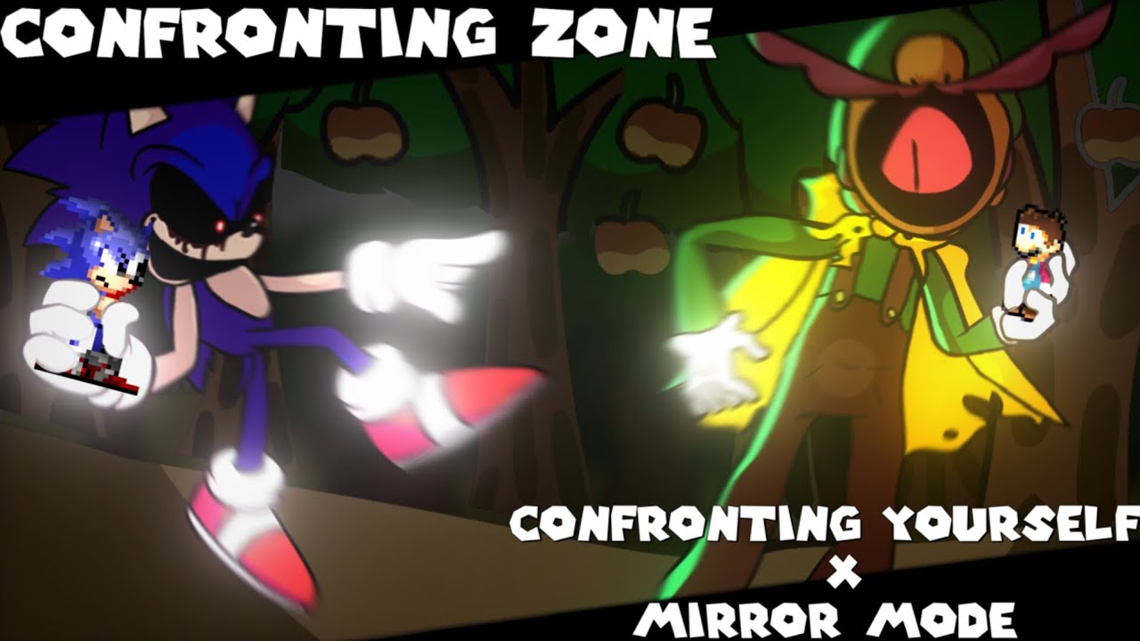 CONFRONTING ZONE - (Mirror Mode x Confronting Yourself) - (Fnf Mashup) - (Vs Mario Mix)