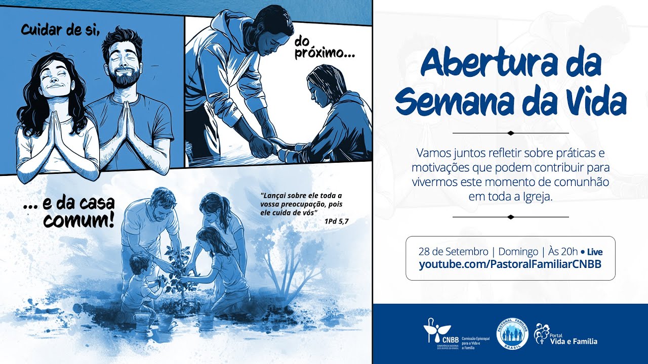 Semana Nacional da Vida 2025 - Live abertura