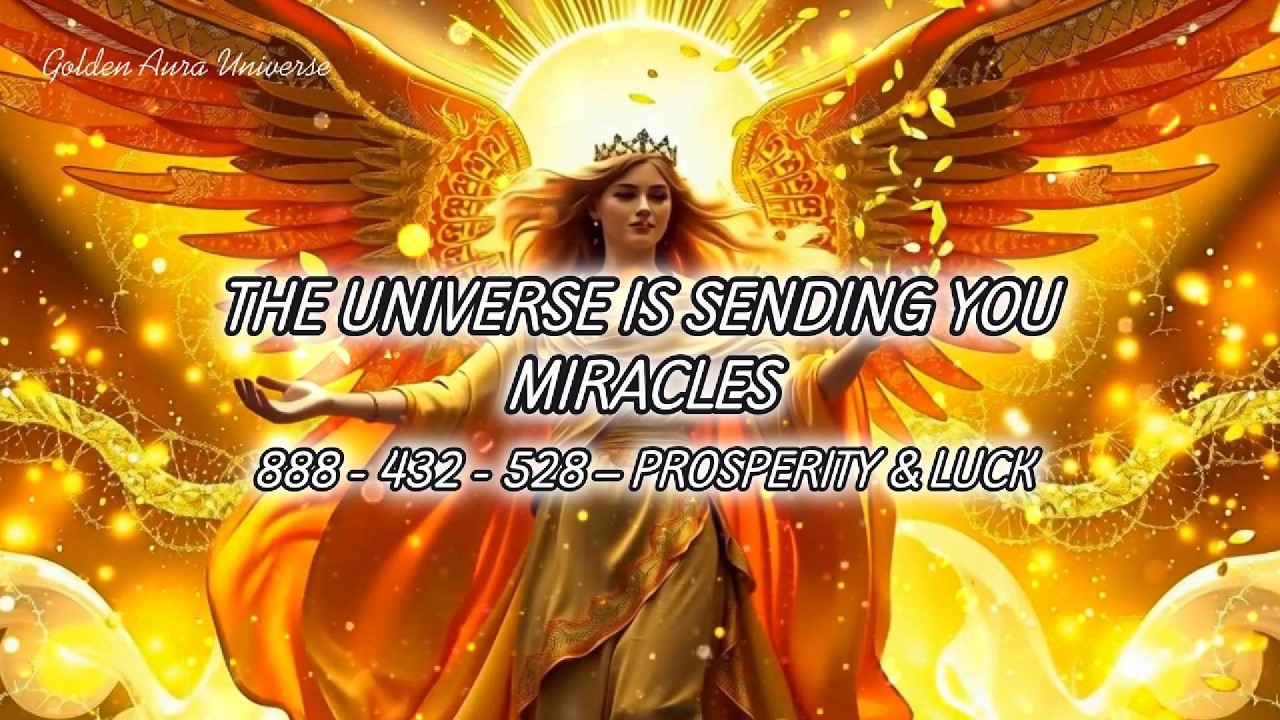 THE UNIVERSE IS POURING MIRACLES ON YOU 888Hz+432Hz+528Hz - Receive Prosperity, Luck &Divine Support