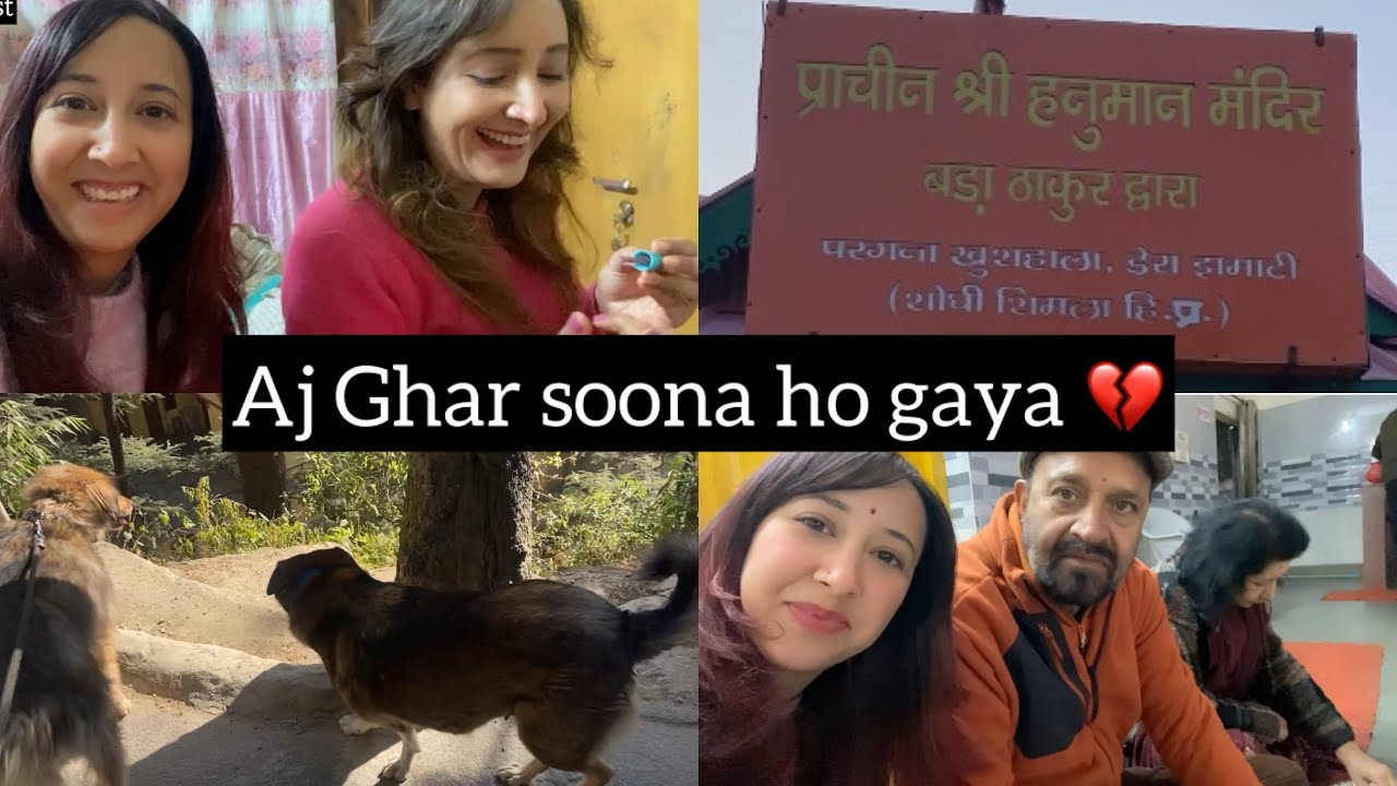 Shivya–Shivam Gaye Mumbai🥹🥺|| Meri Rescue Dog Ki Kahani 🐶🐆 aur Hanuman Ji Ke Darshan 🙏🏻||