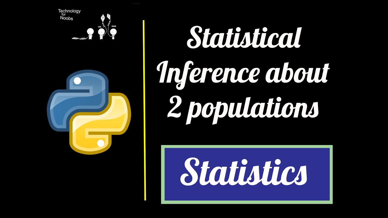 Statistical inference about 2 population - Data Science with Python