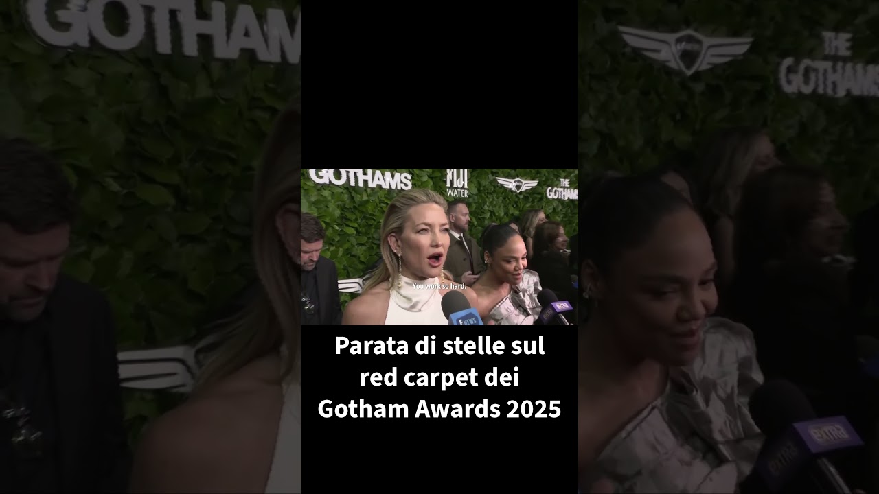 Parata di stelle ai Gotham Film Awards 2025.  #lapresse