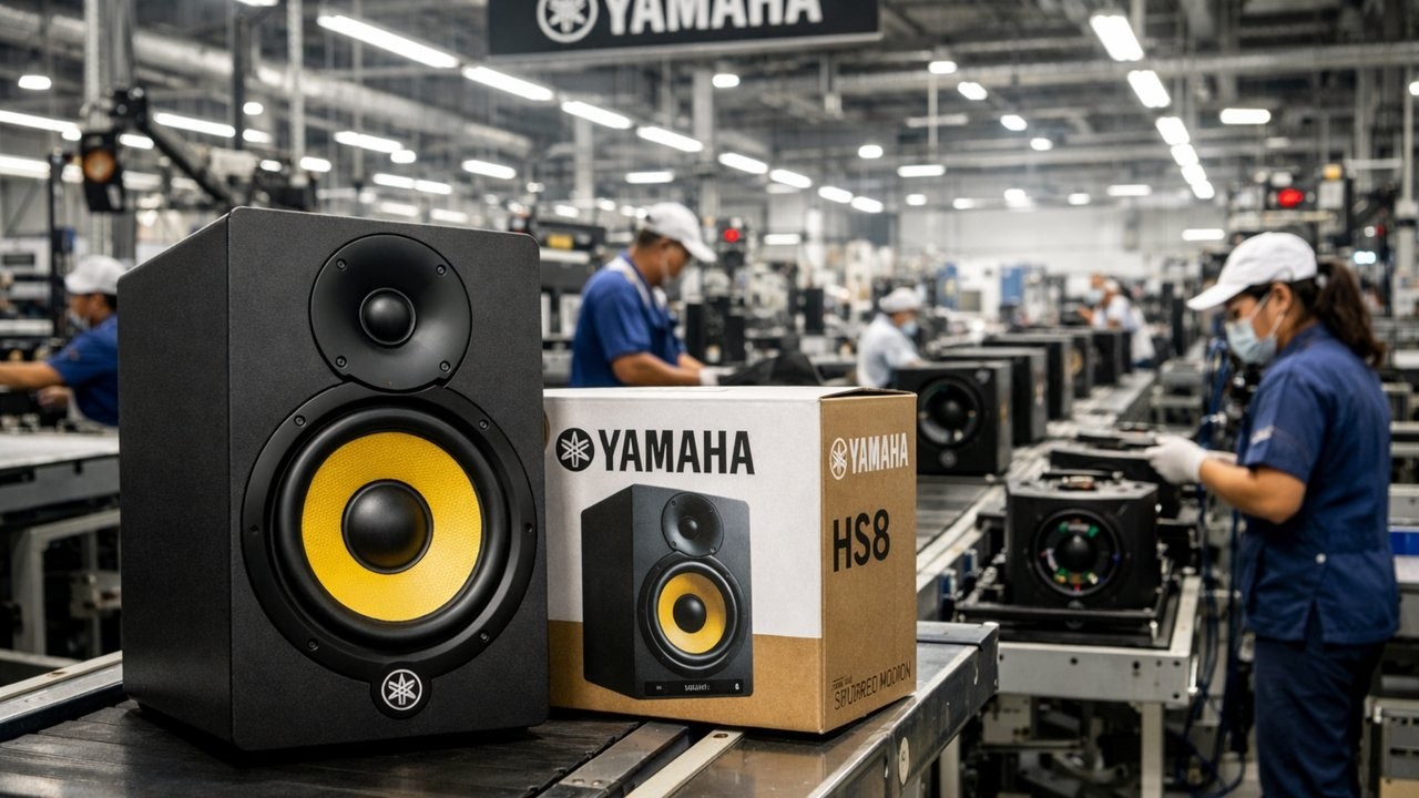 Dentro de la fábrica YAMAHA: así se fabrican los monitores Yamaha HS8