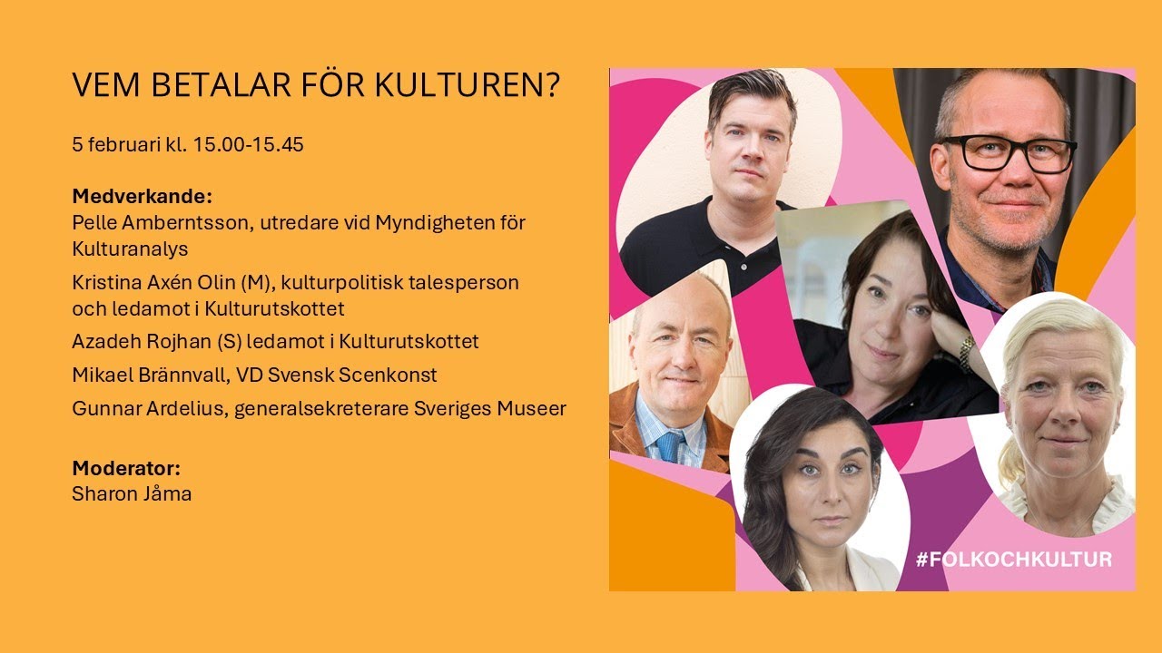Vem betalar för Kulturen?