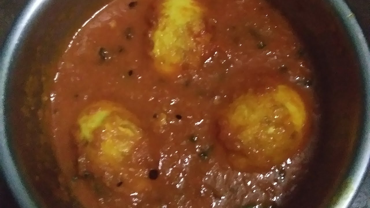 Simple egg curry recipe when you don't have much time |  Egg curry |