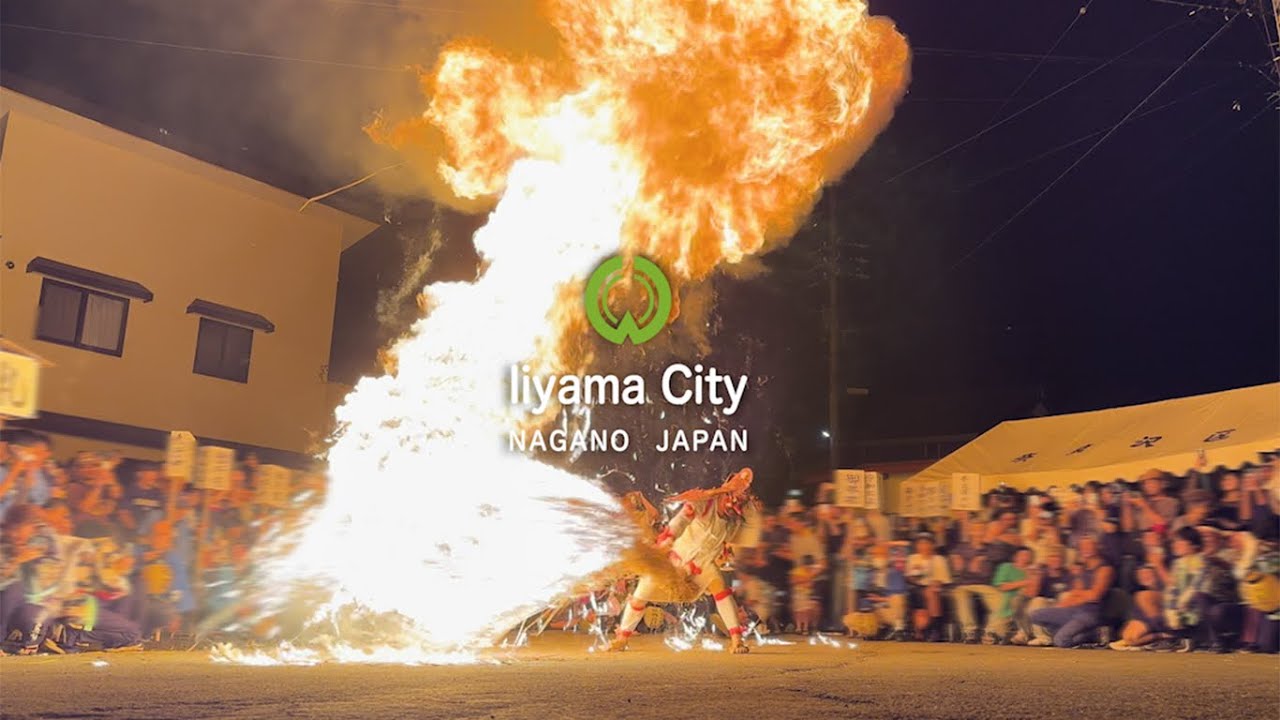 奈良澤神社秋季例大祭 大天狗（飯山地区）@Iiyama_City 