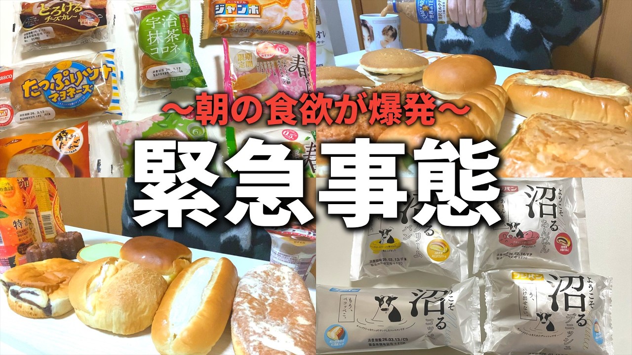 【爆食】緊急事態！朝の食欲が爆発しました。【大食い】