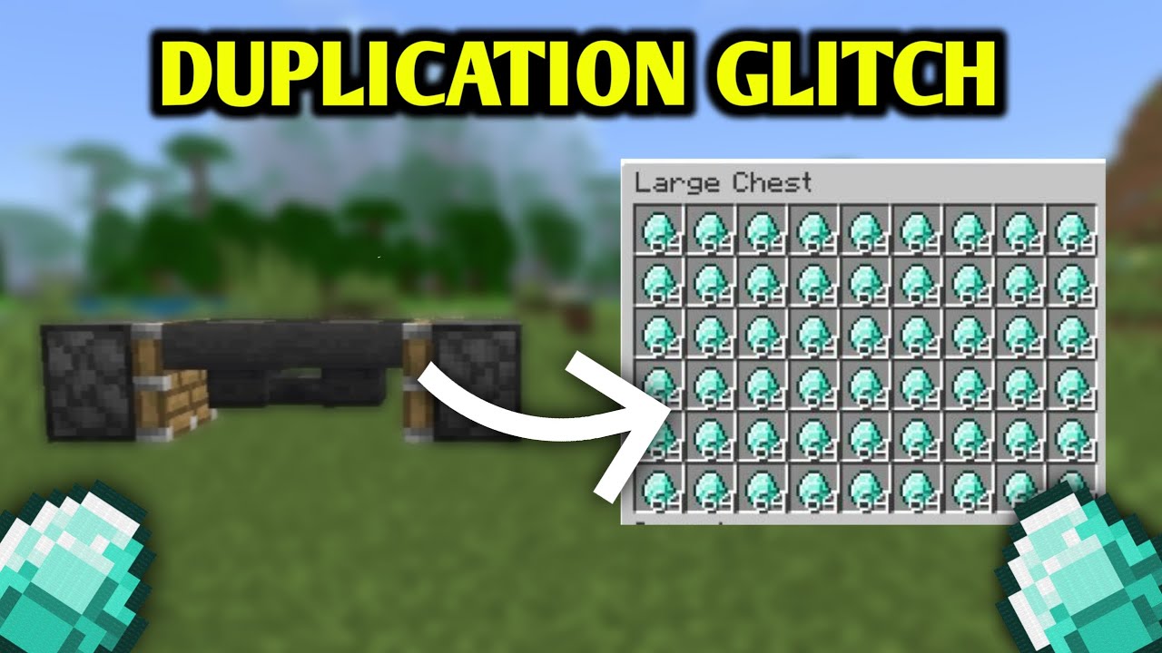 EASY DUPLICATION GLITCH Minecraft Bedrock 1.21+!