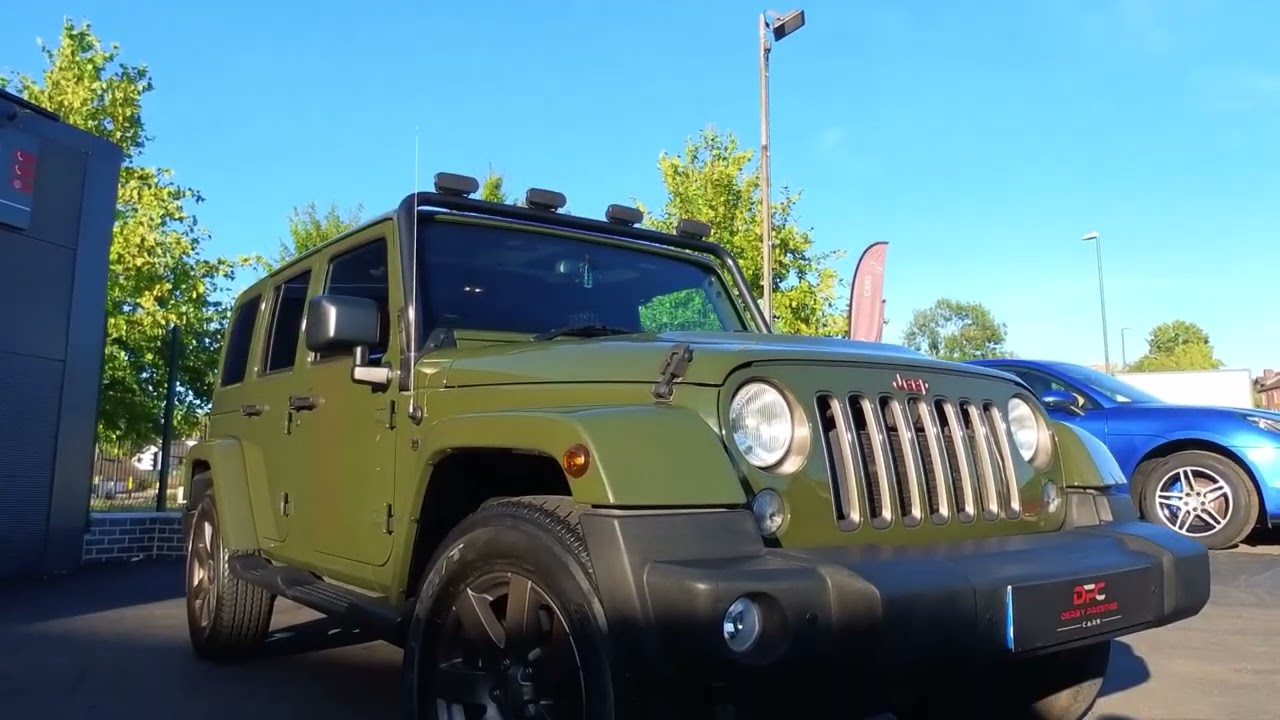 Derby Prestige Cars - Jeep Wrangler 75th Edition - Sarge Green