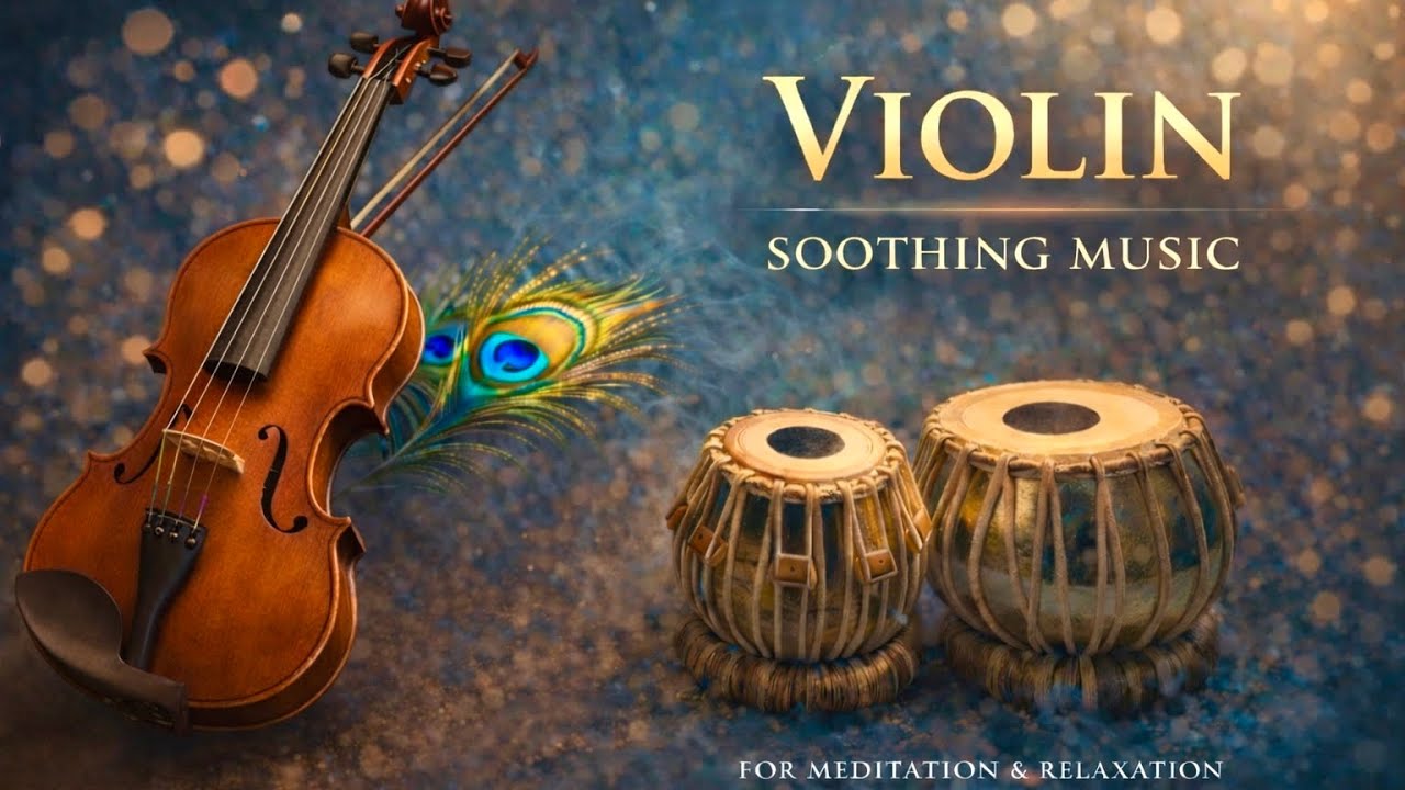 Violin Meditation Music 🎻| Deep Relaxing Instrumental for Stress Relief & Peace 