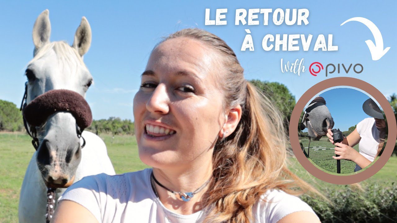 JE ME REMET À CHEVAL - on se filme grâce au Pivo Riders 😎