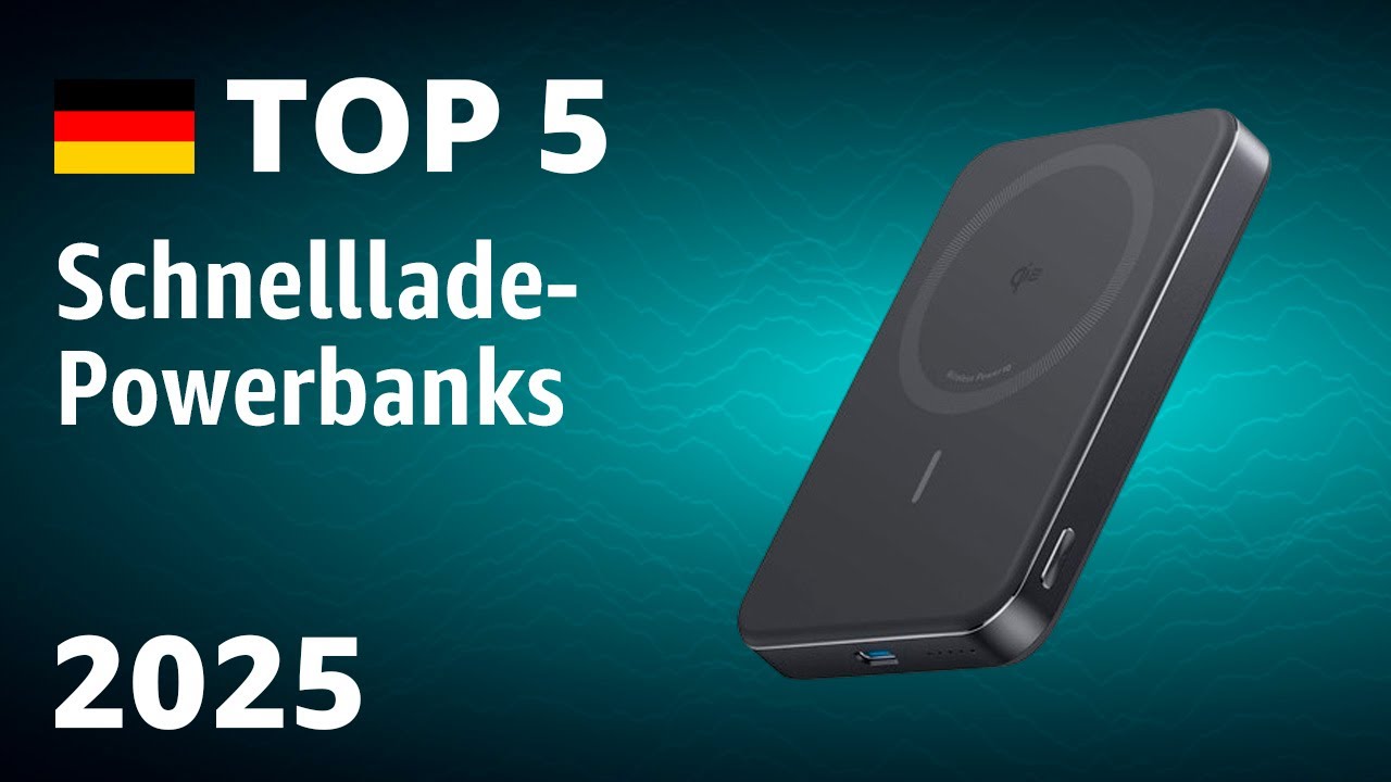 TOP-5: Die besten Schnelllade-Powerbanks – Test 2025!