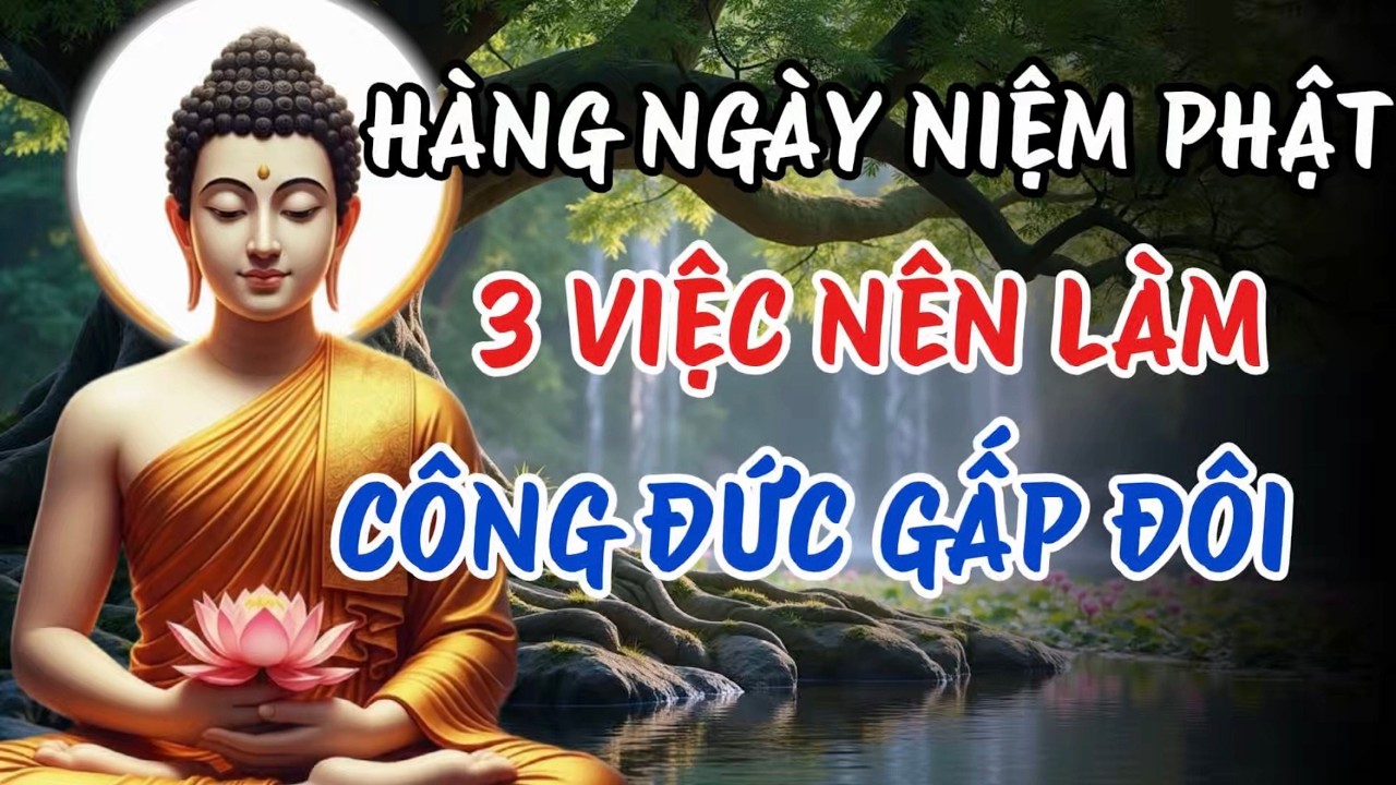 Hàng Ngày Niệm Phật - 3 Việc Nên Làm - Để Công Đức Tăng Gấp Đôi - Nên Nghe Thử