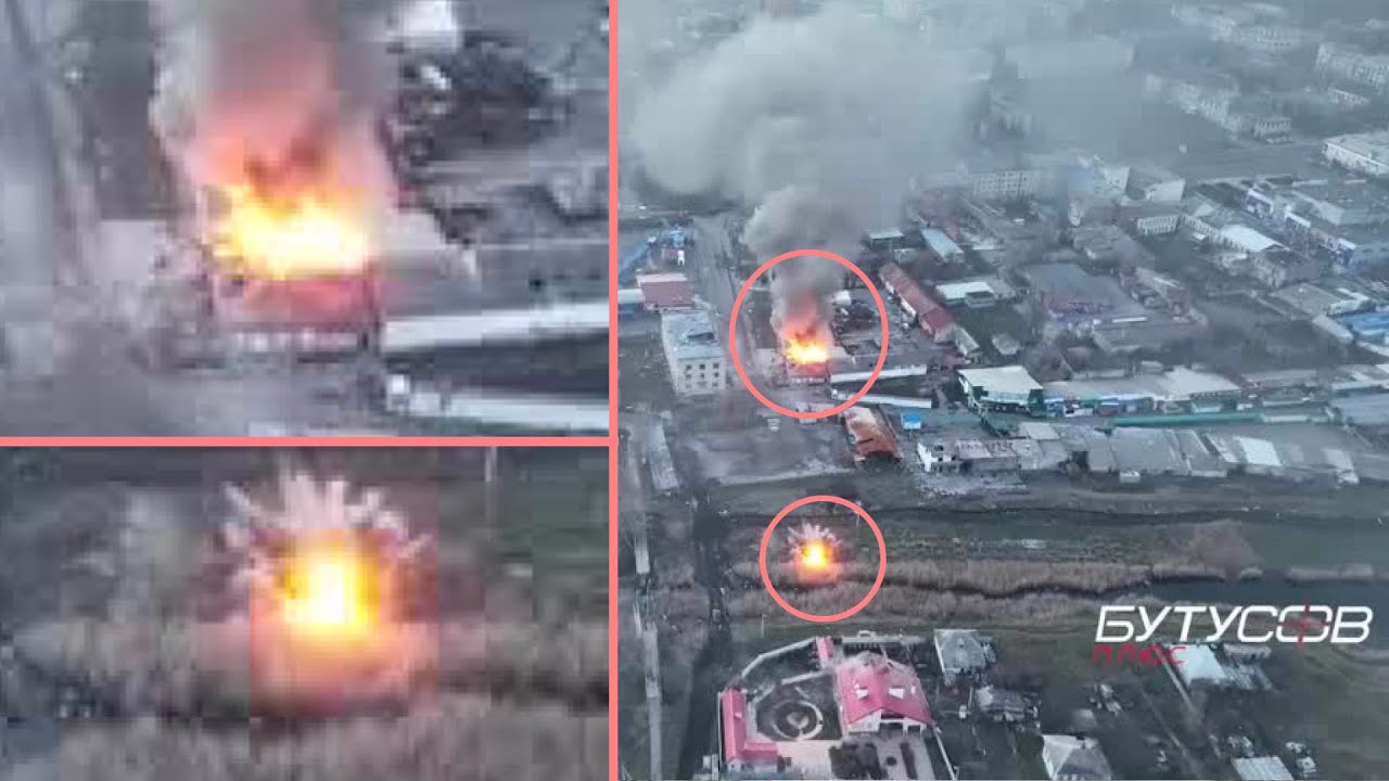 Drone footage shows battle raging in Ukraine's Bakhmut
