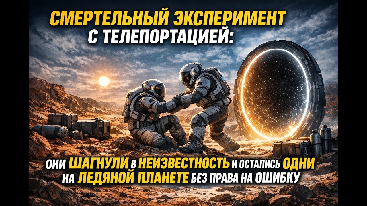 Первый шаг на мертвую планету: двое прошли через портал и оказались в ледяной ловушке без связи